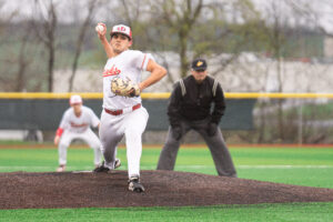 University baseball falls to John Marshall 5-1 in pitcher's duel